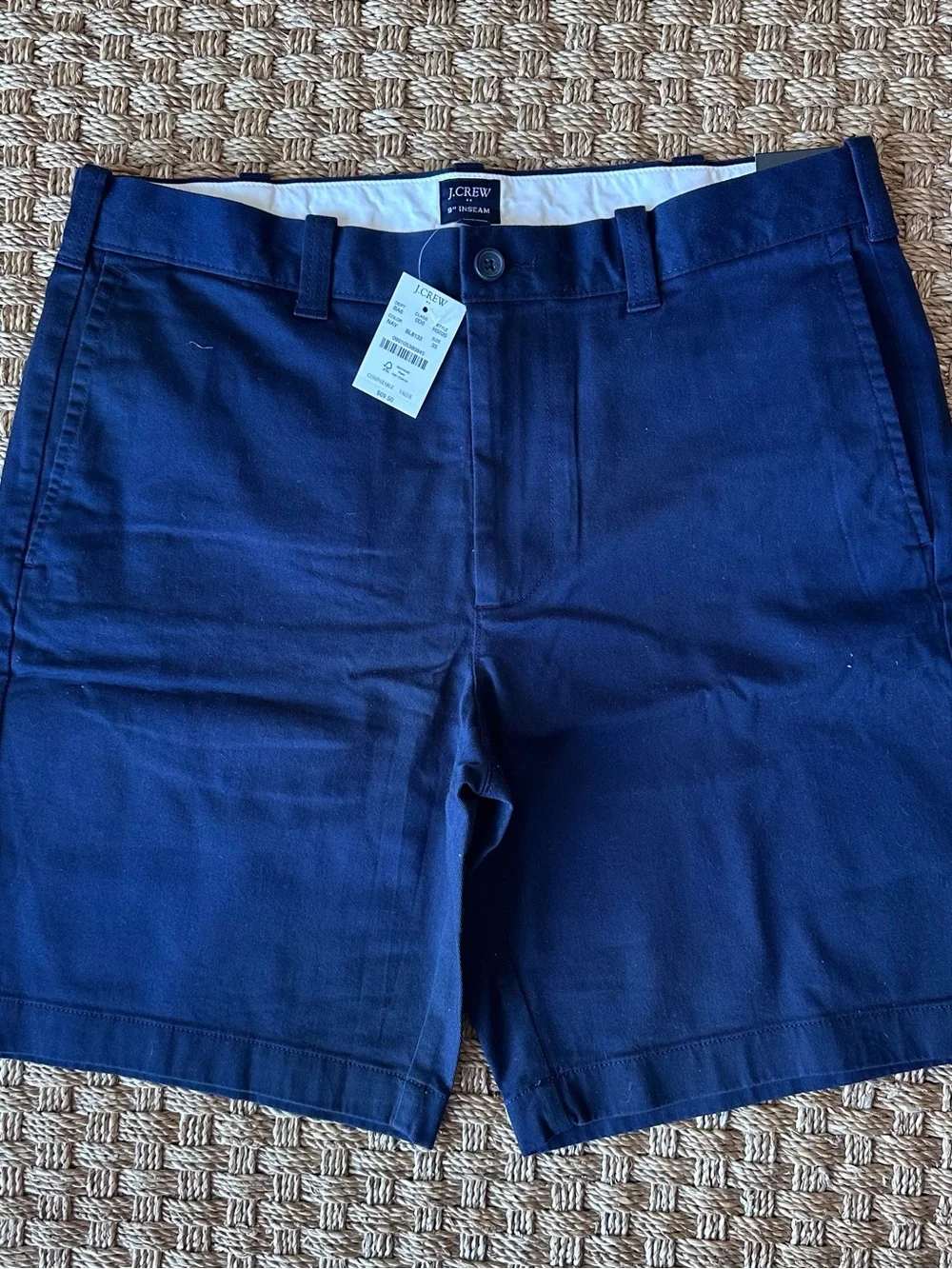 J. Crew Men's Casual Navy Shorts. NWT